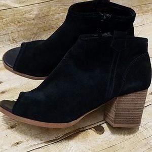 Aldo peep-toe booties